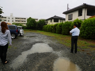 いざ、土地へ　(｀・ω・´)ゞ