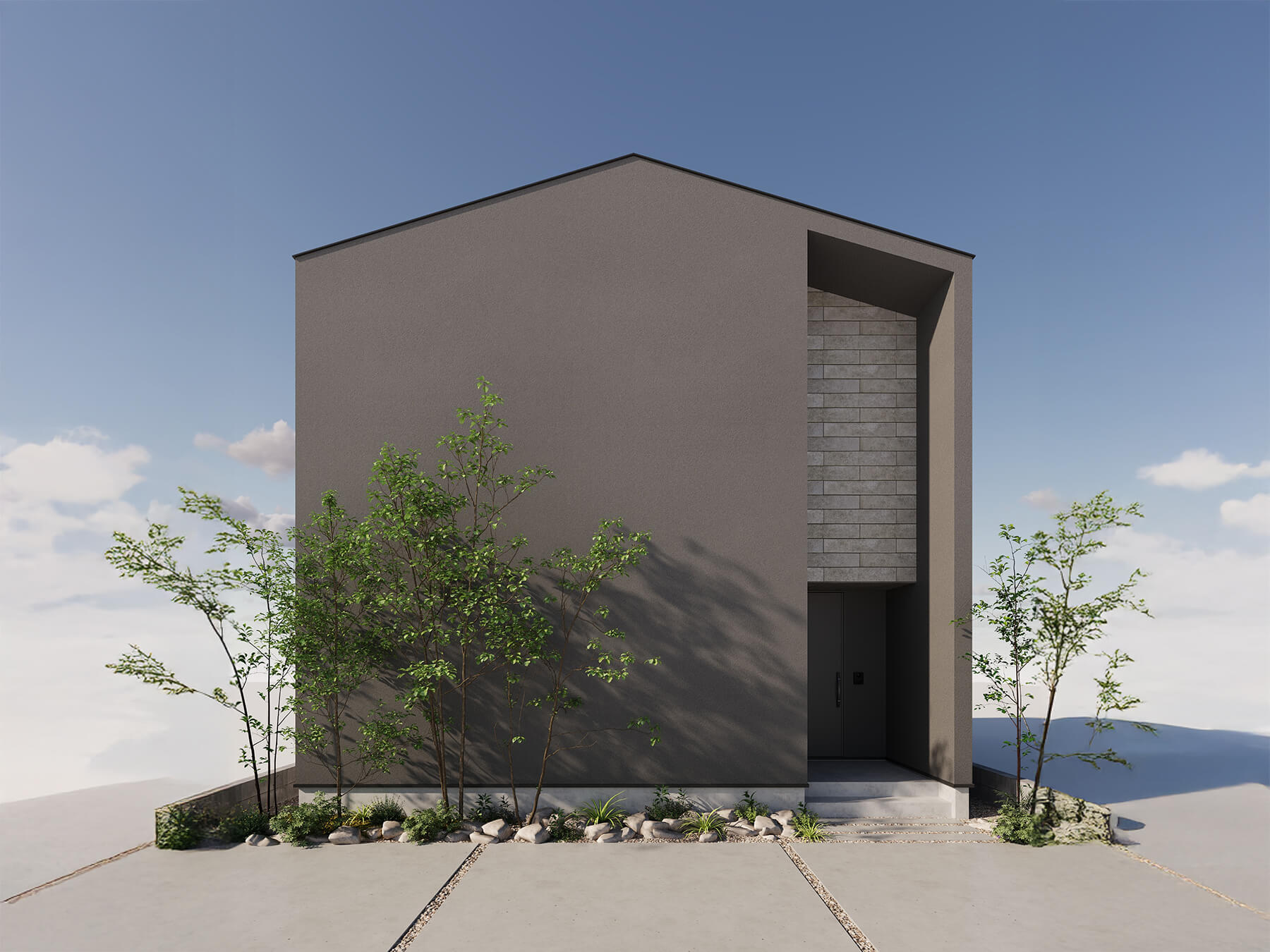 明るさと機能美を備えた家