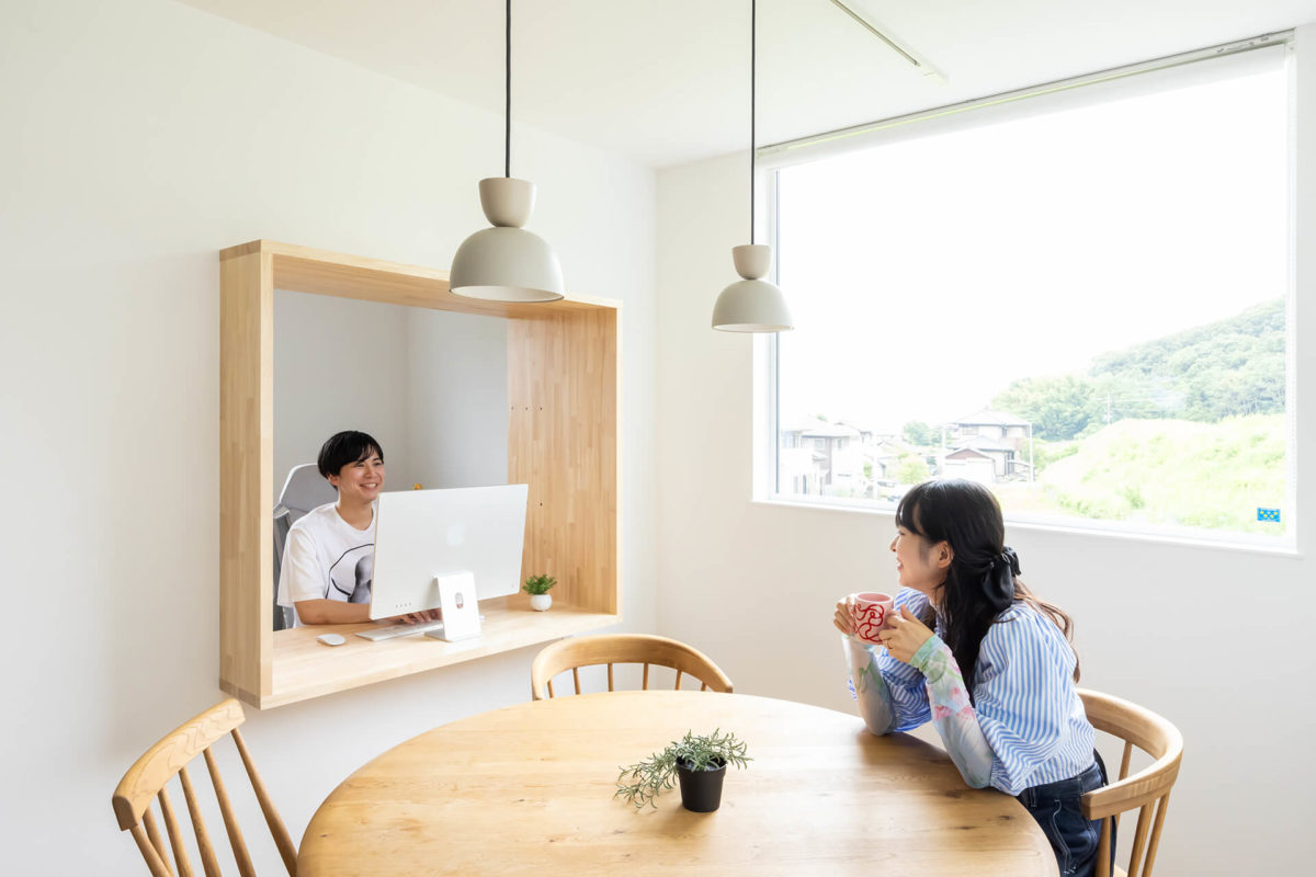 キッチン横の“こもりスペース”