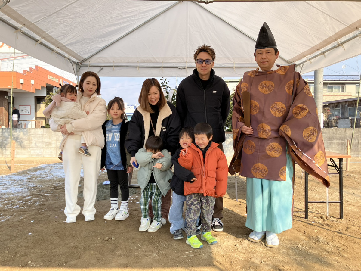 津山市でS様邸の地鎮祭を行いました！