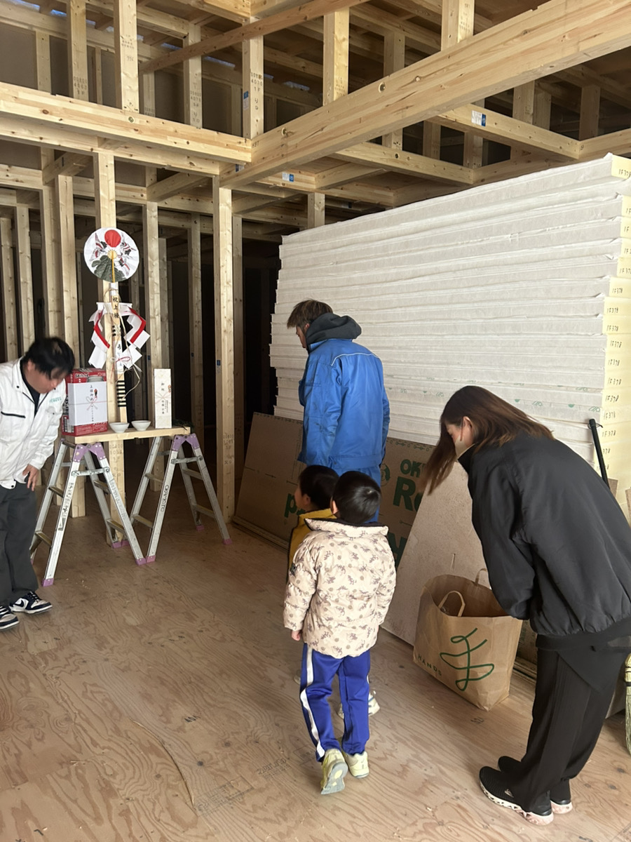 津山市でS様邸の上棟を執り行いました！