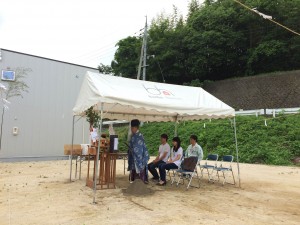 津山市M様邸、地鎮祭ですっ♪